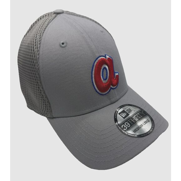 Atlanta‎ Braves New Era Cooperstown Collection Team Trucker 9FIFTY Hat Sz M/L - Picture 1 of 9